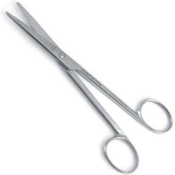 Brown Dissecting Scissors, 5 3/4" (14.6 Cm), Curved